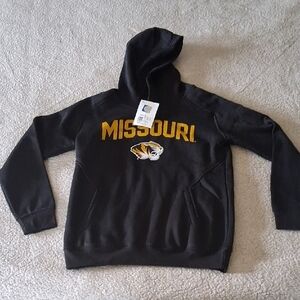 New Genuine Stuff Kids Missouri Black Hoodie